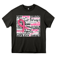 Asphalt breast cancer ribbon Heavy Core Tee - JahusDesignShop