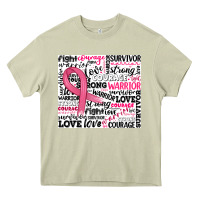 Mossy breast cancer ribbon Heavy Core Tee - JahusDesignShop