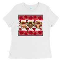 White mexico gnomes Ladies Tee - HRA Design Shop