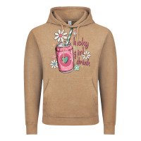 Vintage Coffee lucky girl drink Vintage Hoodie - MaliasSmallBusiness