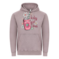 Vintage Zinc lucky girl drink Vintage Hoodie - MaliasSmallBusiness