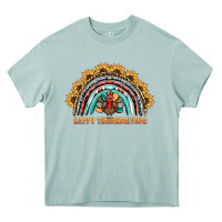 Arona happy thanksgiving rainbow Heavy Core Tee - BarkalooDesign