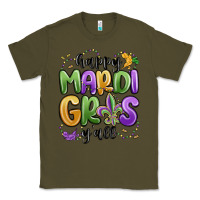 Army Green happy mardi gras y'all Classic Tee - MaliasSmallBusiness