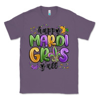 Lavender happy mardi gras y'all Classic Tee - MaliasSmallBusiness