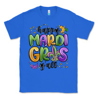 True Royal happy mardi gras y'all Classic Tee - MaliasSmallBusiness