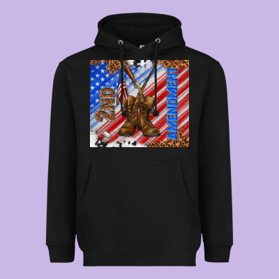 Second Amendment Heavyweight Hoodie Designed By Tumblerdesignbyshophia