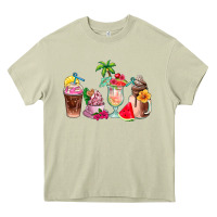 Mossy summer coffee cups Heavy Core Tee - AdoDesignShop