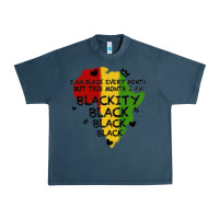 Midnight Navy black black blackity Urban Heavy Tee - MaliasSmallBusiness