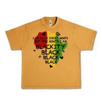 Peanut Butter black black blackity Urban Heavy Tee - MaliasSmallBusiness