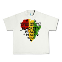 Pistachio black black blackity Urban Heavy Tee - MaliasSmallBusiness