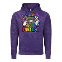 Cloud Purple gaymer pride Vintage Hoodie - MaliasSmallBusiness