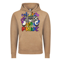 Vintage Coffee gaymer pride Vintage Hoodie - MaliasSmallBusiness