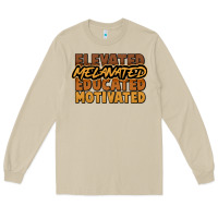 Mushroom elevated melanated educated motivated Long Sleeve Tee - NancyCooperArtShop