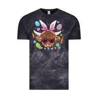 Cloud Black easter cow Vintage Tee - MaliasSmallBusiness