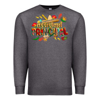 Charcoal Heather cinco de mayo assistant principal Premium Sweatshirt - CowGirlArtShop