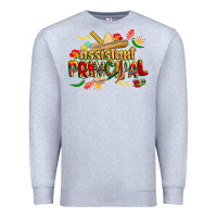 Heather Grey cinco de mayo assistant principal Premium Sweatshirt - CowGirlArtShop