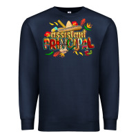 Navy cinco de mayo assistant principal Premium Sweatshirt - CowGirlArtShop