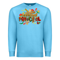 Ocean Blue cinco de mayo assistant principal Premium Sweatshirt - CowGirlArtShop