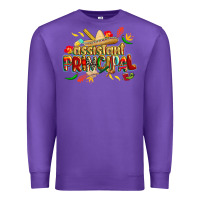 Purple cinco de mayo assistant principal Premium Sweatshirt - CowGirlArtShop