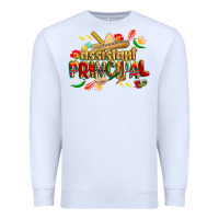 White cinco de mayo assistant principal Premium Sweatshirt - CowGirlArtShop