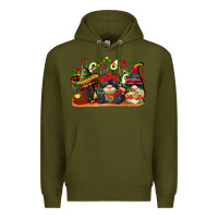 Army Green cinco de mayo gnomes Premium Hoodie - CowGirlArtShop