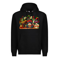 Black cinco de mayo gnomes Premium Hoodie - CowGirlArtShop