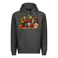 Charcoal Heather cinco de mayo gnomes Premium Hoodie - CowGirlArtShop