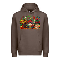 Coffee cinco de mayo gnomes Premium Hoodie - CowGirlArtShop
