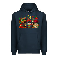 Navy cinco de mayo gnomes Premium Hoodie - CowGirlArtShop