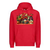 Red cinco de mayo gnomes Premium Hoodie - CowGirlArtShop