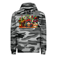 Slate Camo cinco de mayo gnomes Premium Hoodie - CowGirlArtShop