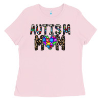 Bubblegum Pink autism mom Ladies Tee - CowhideDigitalArt