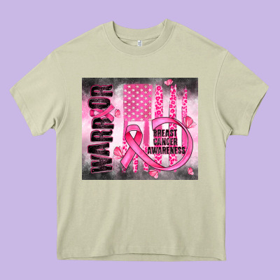 Breast Cancer Heavy Core Tee Designed By Jahusdesignshop