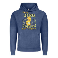Vintage Denim it costs zero dollars to be a nice person Vintage Hoodie - MaliasSmallBusiness