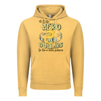 Vintage Mustard it costs zero dollars to be a nice person Vintage Hoodie - MaliasSmallBusiness