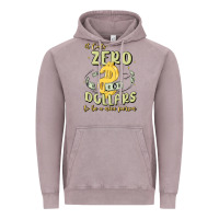 Vintage Zinc it costs zero dollars to be a nice person Vintage Hoodie - MaliasSmallBusiness