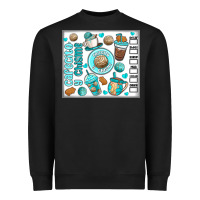 Black cafecito y chisme Heavyweight Sweatshirt - MaliasSmallBusiness