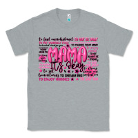 Heather Grey mama its okay typography Classic Tee - JahusDesignShop