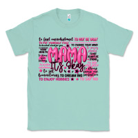 Seafoam mama its okay typography Classic Tee - JahusDesignShop