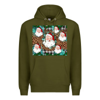 Army Green santa Premium Hoodie - JahusDesignShop