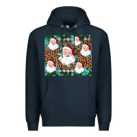 Navy santa Premium Hoodie - JahusDesignShop