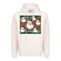 Pale Pink santa Premium Hoodie - JahusDesignShop