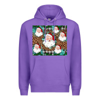 Purple santa Premium Hoodie - JahusDesignShop