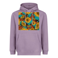 Lavender rustic sunflowers Heavyweight Hoodie - TumblerDesignByShophia