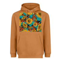 Meerkat rustic sunflowers Heavyweight Hoodie - TumblerDesignByShophia