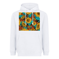 White rustic sunflowers Heavyweight Hoodie - TumblerDesignByShophia