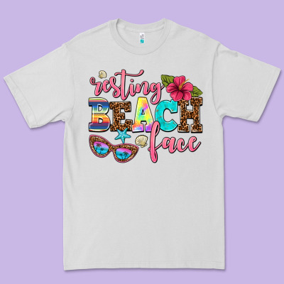 Resting Beach Face Premium Tee Designed By Adodesignshop