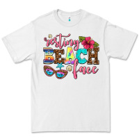 White resting beach face Premium Tee - AdoDesignShop
