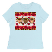 Baby Blue mexico gnomes mouse pad Ladies Tee - HRA Design Shop