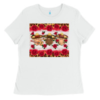 White mexico gnomes mouse pad Ladies Tee - HRA Design Shop